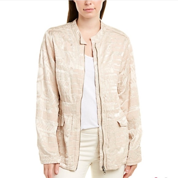 Johnny WAS Pink Satin Jacket NWOTS